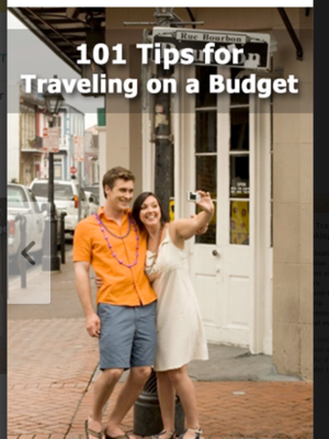 101 Tips For Traveling On A Budget